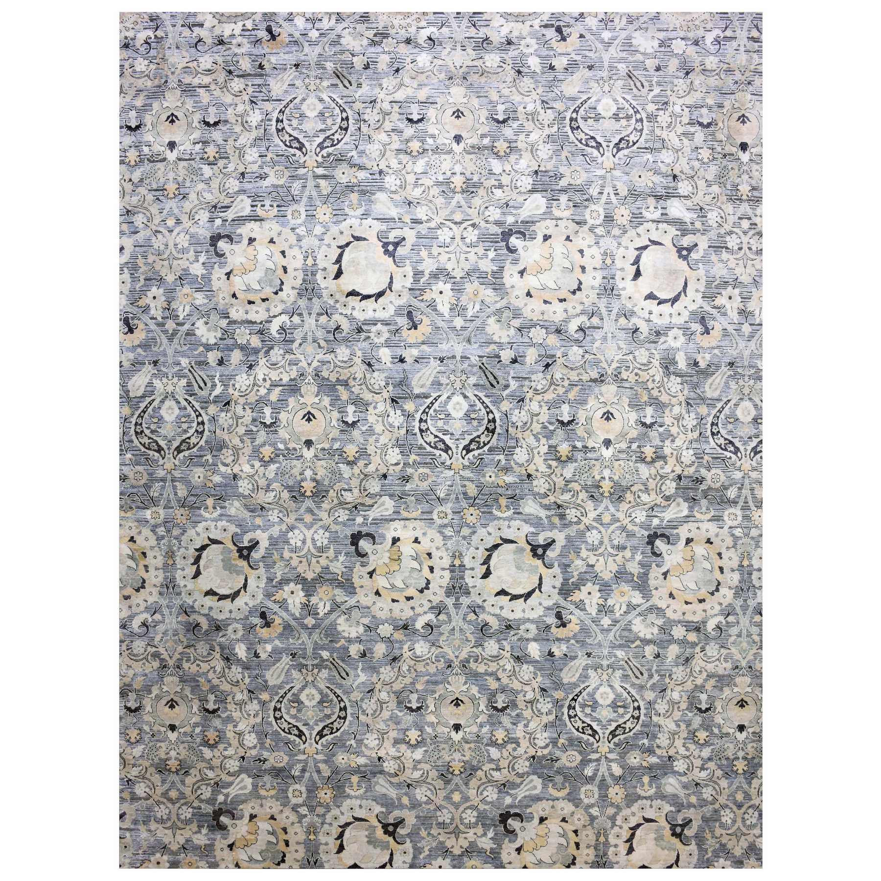 Wool and Silk Rugs LUV676053